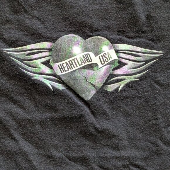 Heartland USA Faded Hanes T-Shirt - Size XL - Picture 2 of 5